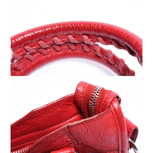 Balenciaga 2way Handbag Shoulder Crossbody Red - Picture 8 of 8